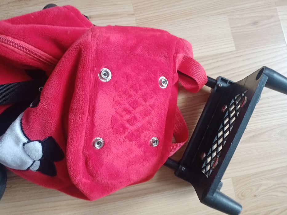 Plecak do przedszkola na kółkach krówka