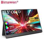 Портативный OLED монитор Bimawen F13NA 13.3", FullHD 1080p 1ms 10bit
