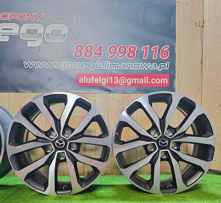 NOWE ALUFELGI MAZDA 17x5x114,3 - Mazda3,Mazda5,Mazda6 Cx30,Cx3,Cx5,Cx7