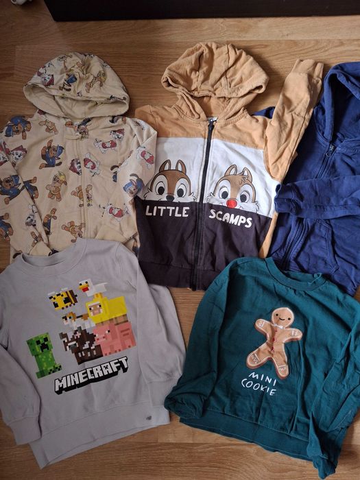Paka dla chłopaka jesień zima r.122/128 hm sinsay smyk pokemon