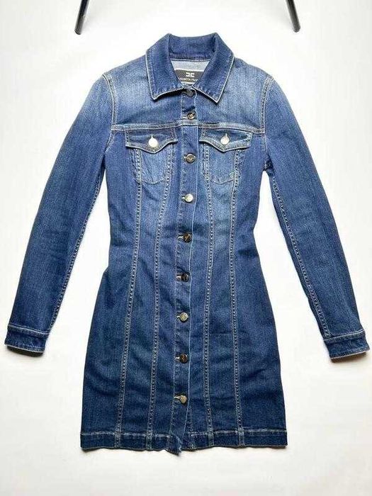 Жіноча джинсова сукня Elisabetta Franchi коротка спідниця розмір 40