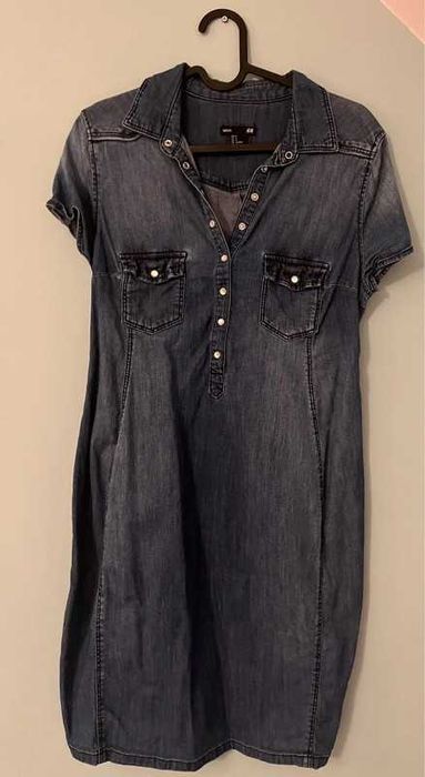 Sukienka H&M mama jeansowa S