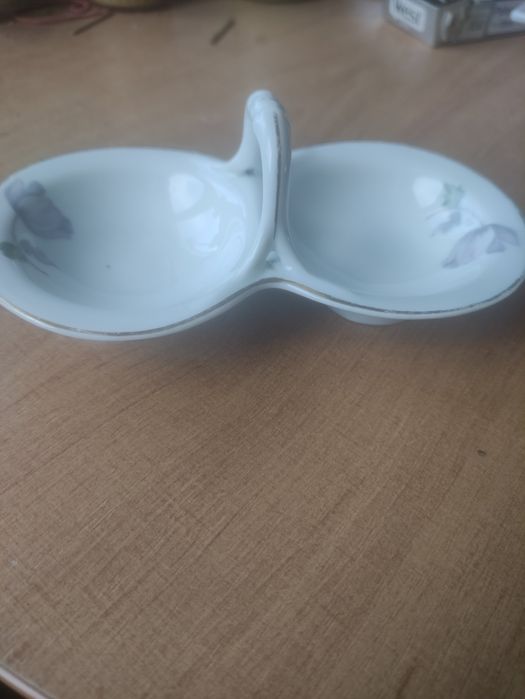 Stara porcelana Ćmielów. Kabaret na przyprawy