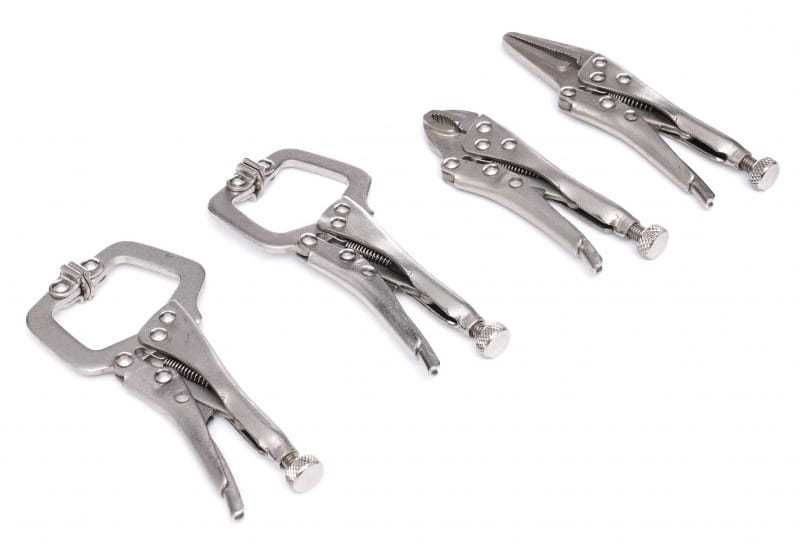 KRAFT&DELE Szczypce Zaciskowe Spawalnicze Zestaw 4 Szt. KD10568