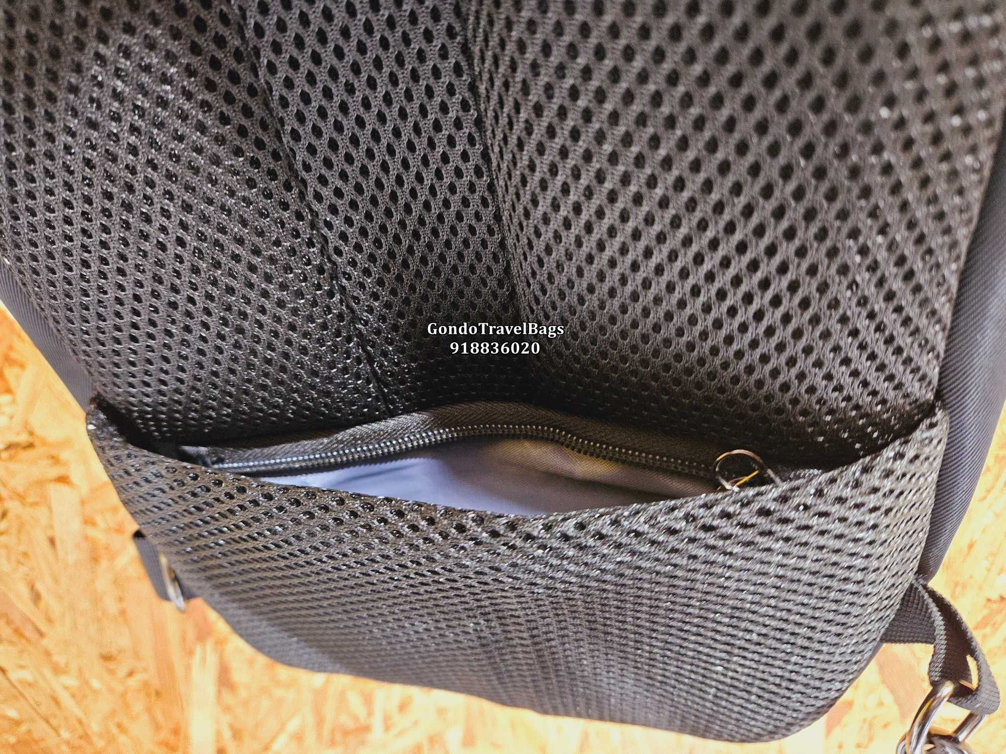 Mochila / Bolsa Tiracolo Novas - Padrão Carbono - Grande Qualidade