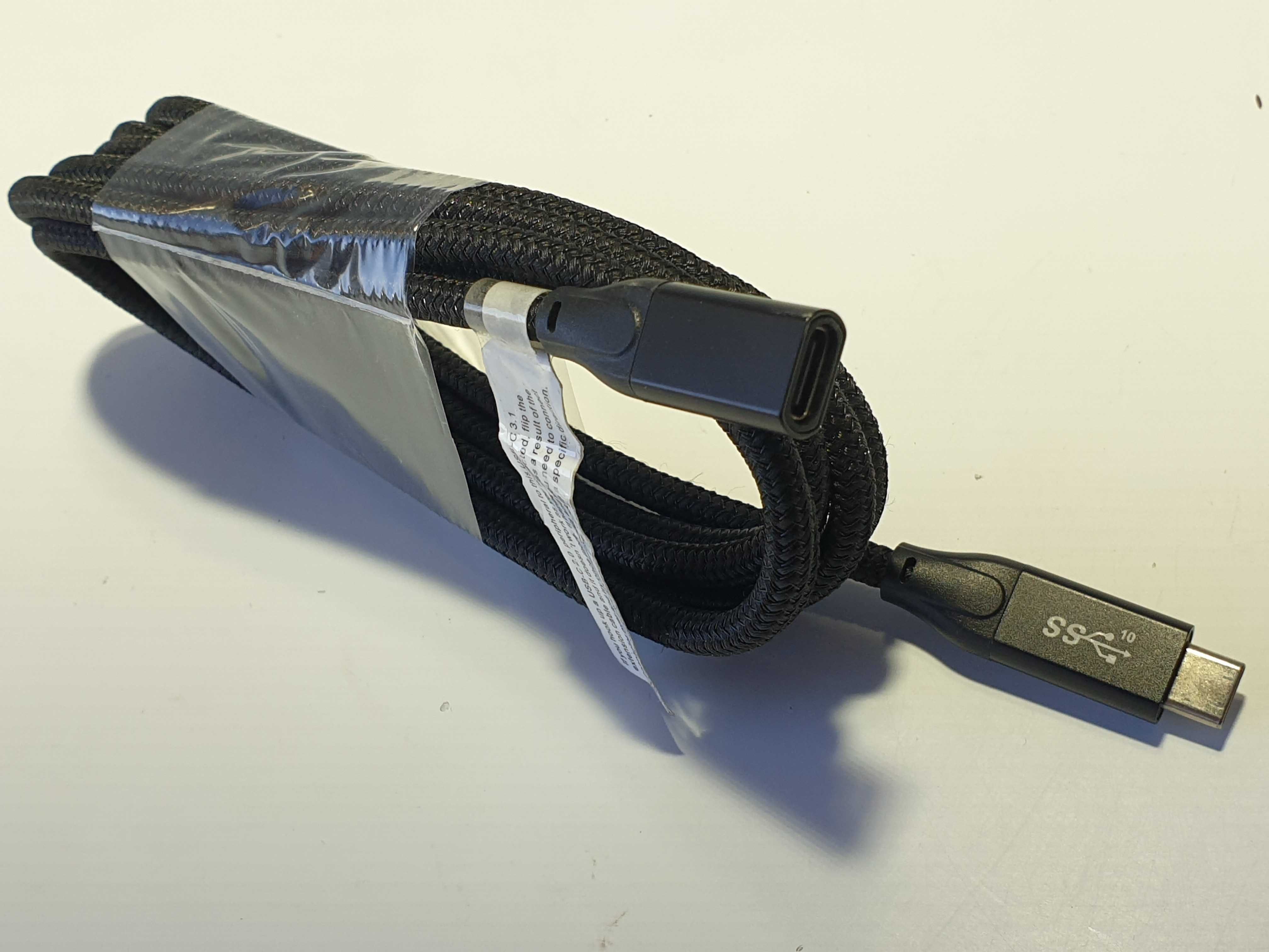 Кабель USB Type-C to Type-C USB C 3.1 AM/AF  2м 10Gbps  100W
