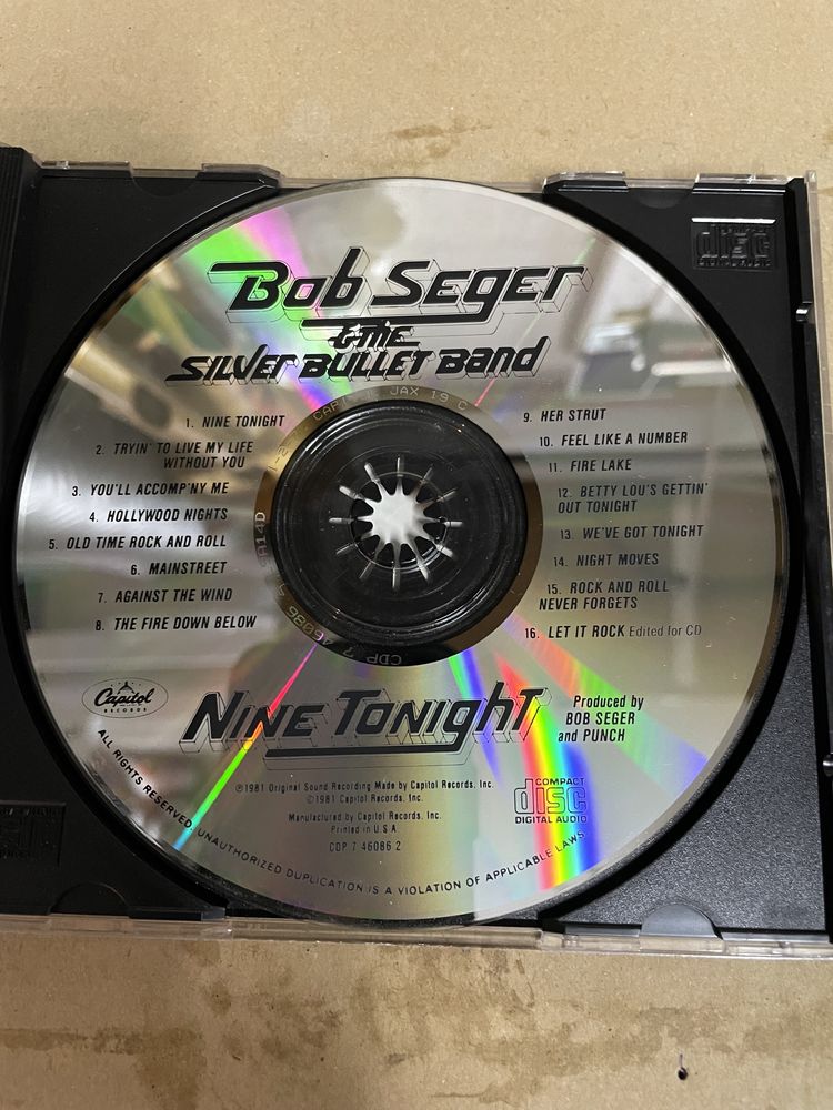 CDs Bob Seger ..(live)..