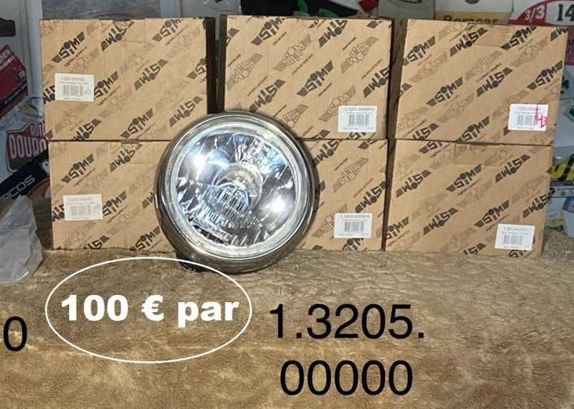 Par de faróis SIM de longo alcance (3 pares disponíveis)