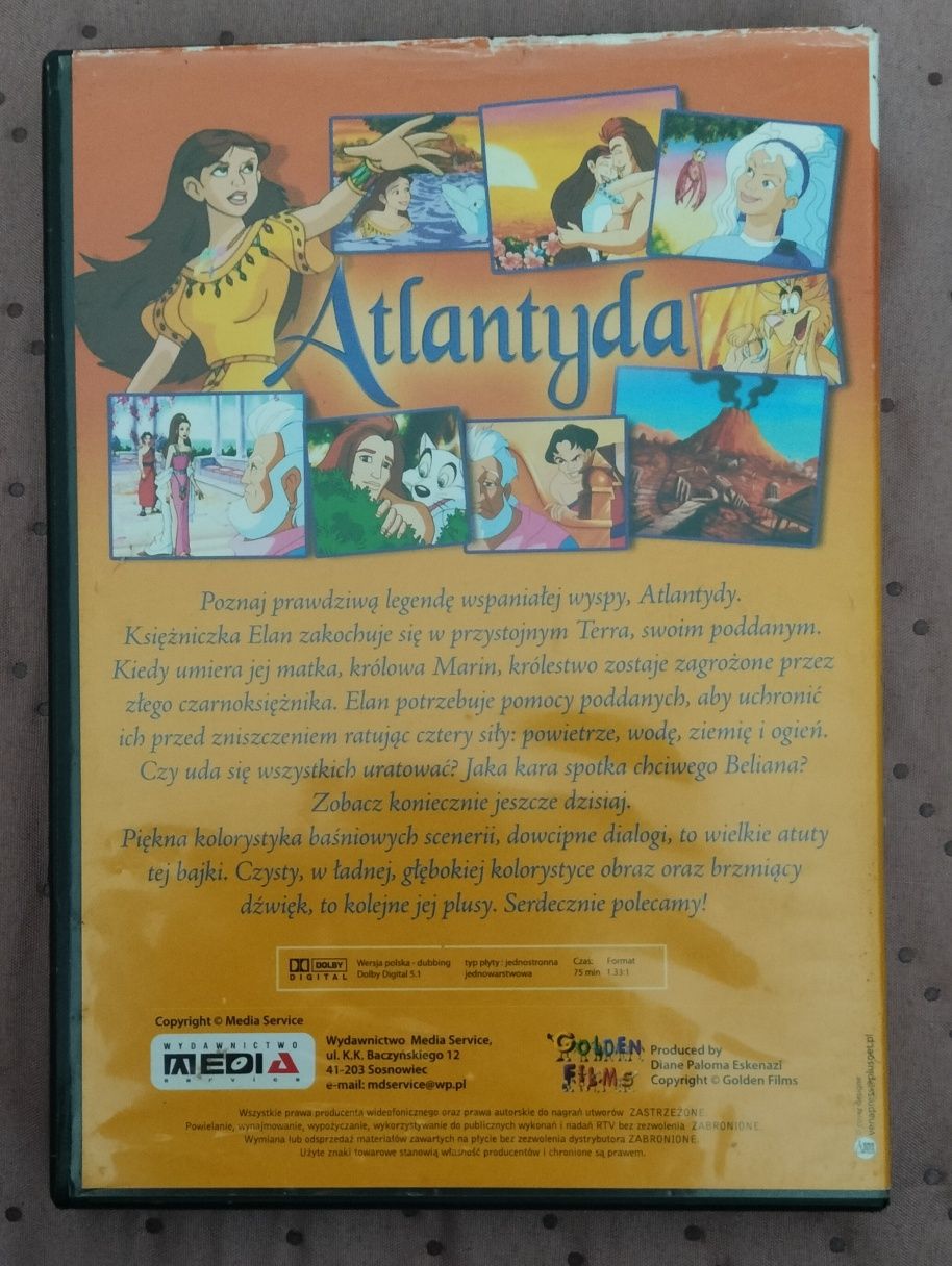 Atlantyda - prawdziwa legenda, bajka DVD
