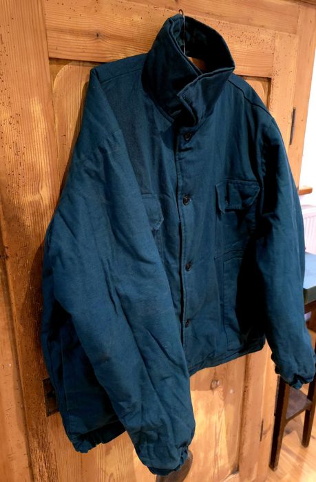 Ubranie robocze oceplane ogrodniczki plus kurtka