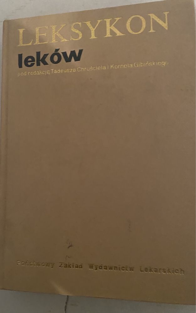 Leksykon leków Chruściel Tadeusz