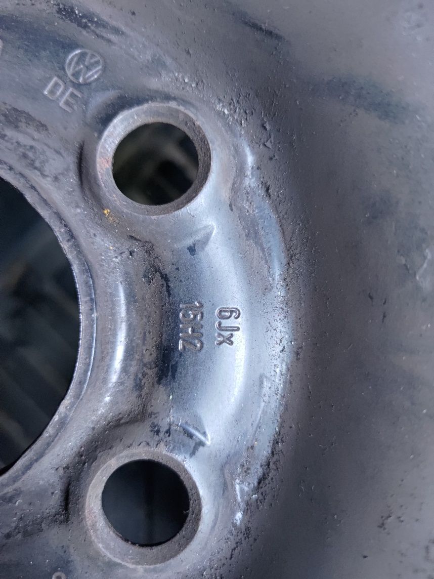Felgi stalowe 4 sztuki 5x100 VW Seat Skoda Audi