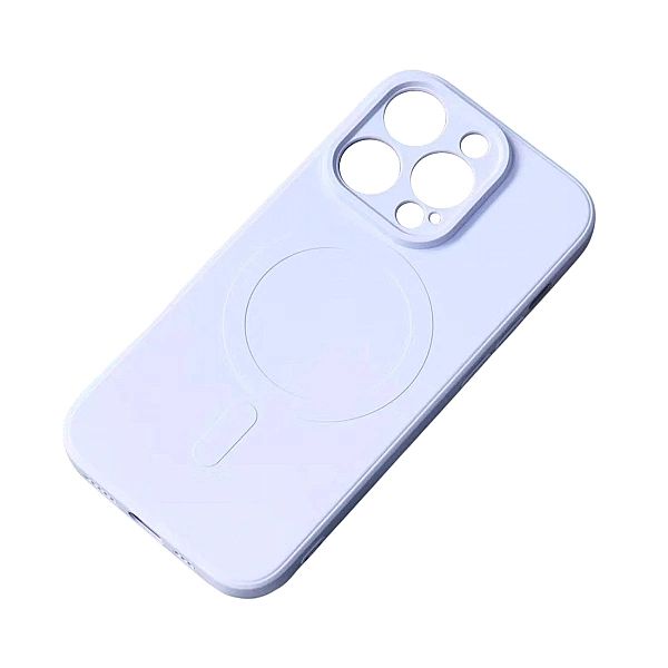 Etui Silicone Case z MagSafe na Samsung Galaxy S25 Edge - jasnoniebies