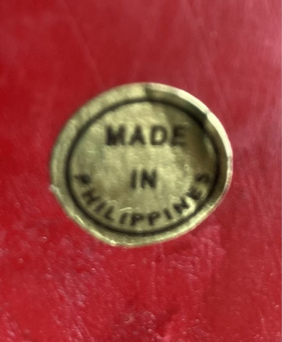 Duas peças decorativas, artesanato das Filipinas