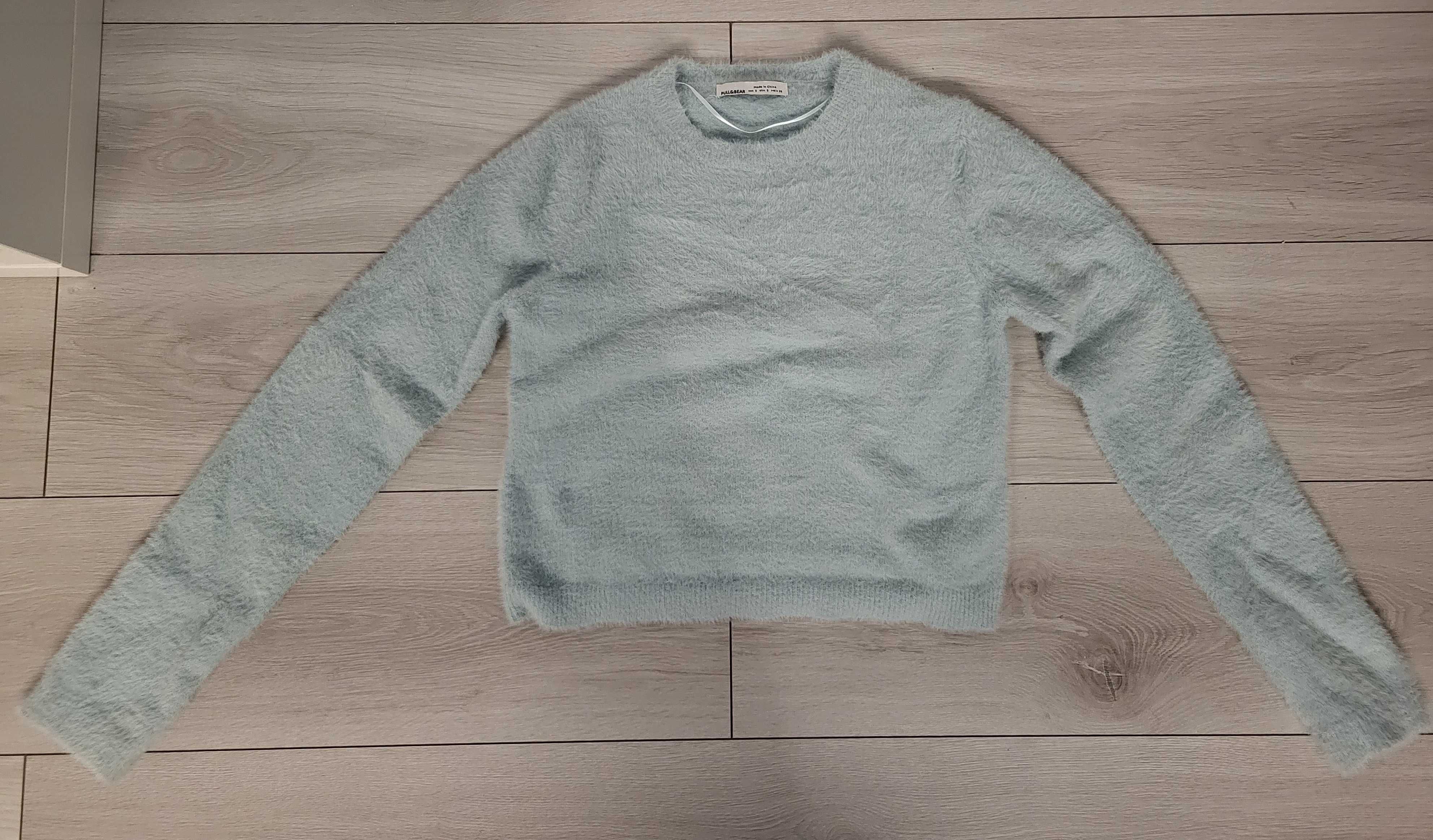 Sweterek  Pull&Bear kolor mięta S/152 cm/12-15 lat