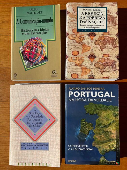 4 LIVROS Economia/Sociologia