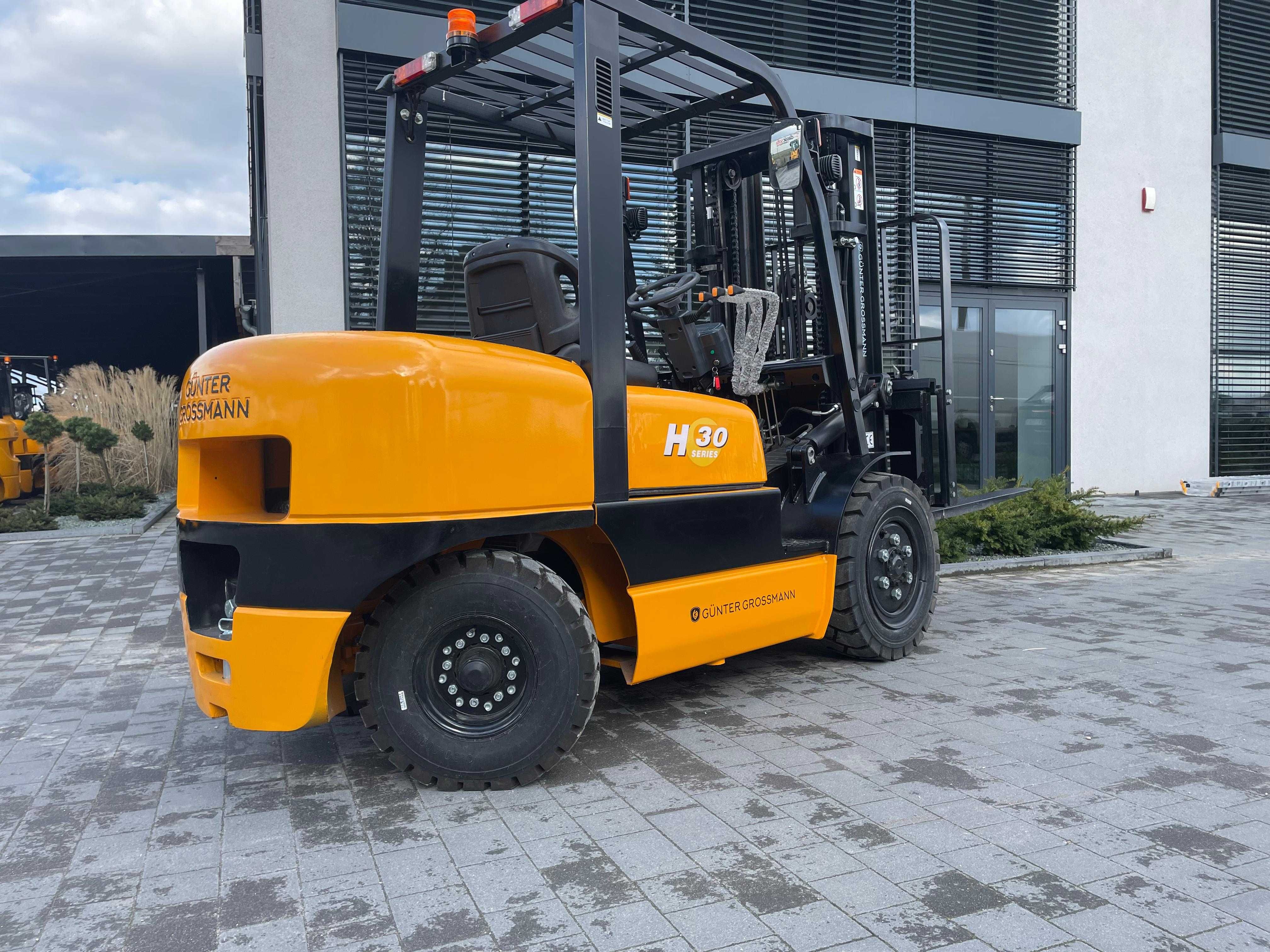 Nowy wózek widłowy 3T triplex 4.5m Gunter 3 lata gwarancji