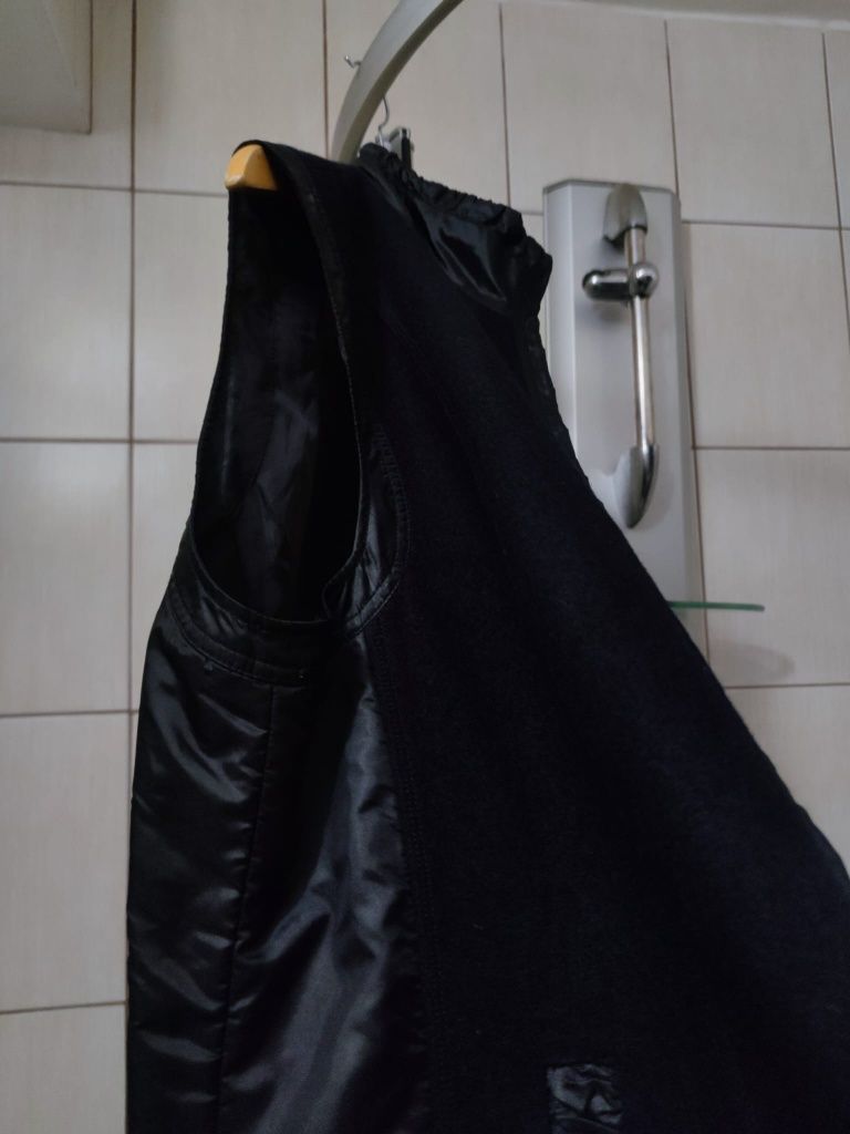 bezrękawnik XXL 2XL bluza sweter sweterek z dekoltem w serek classic P