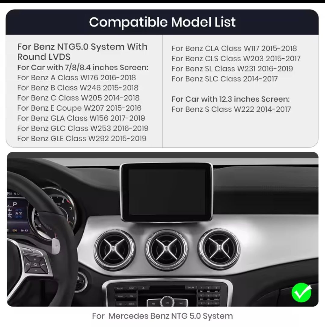 Box Upgrade Carplay e Android Auto wireless Mercedes NOVO