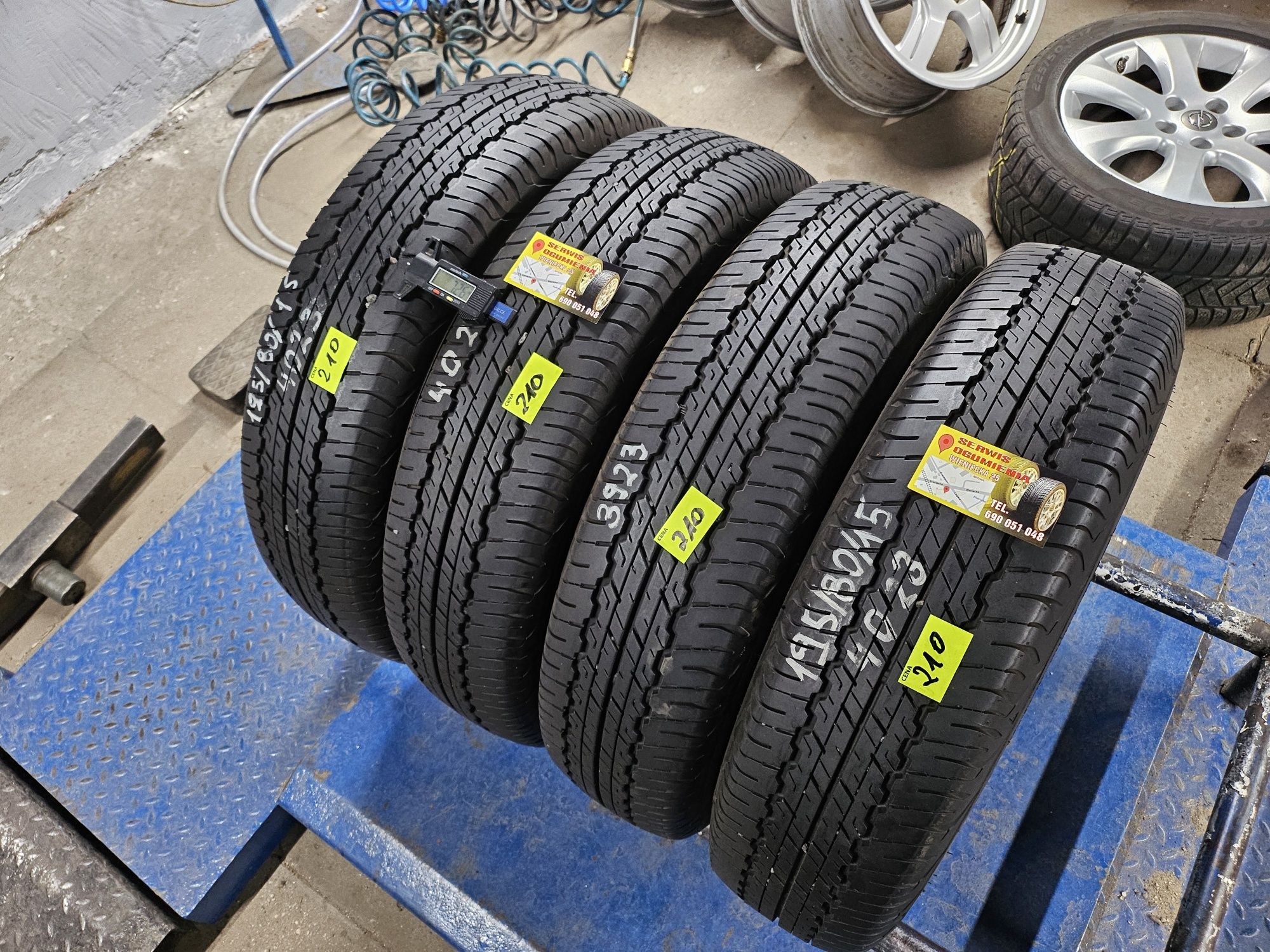 195/80/15 Dunlop 2023r/Montaż Gratis/Wysyłka/Gwarancja /
