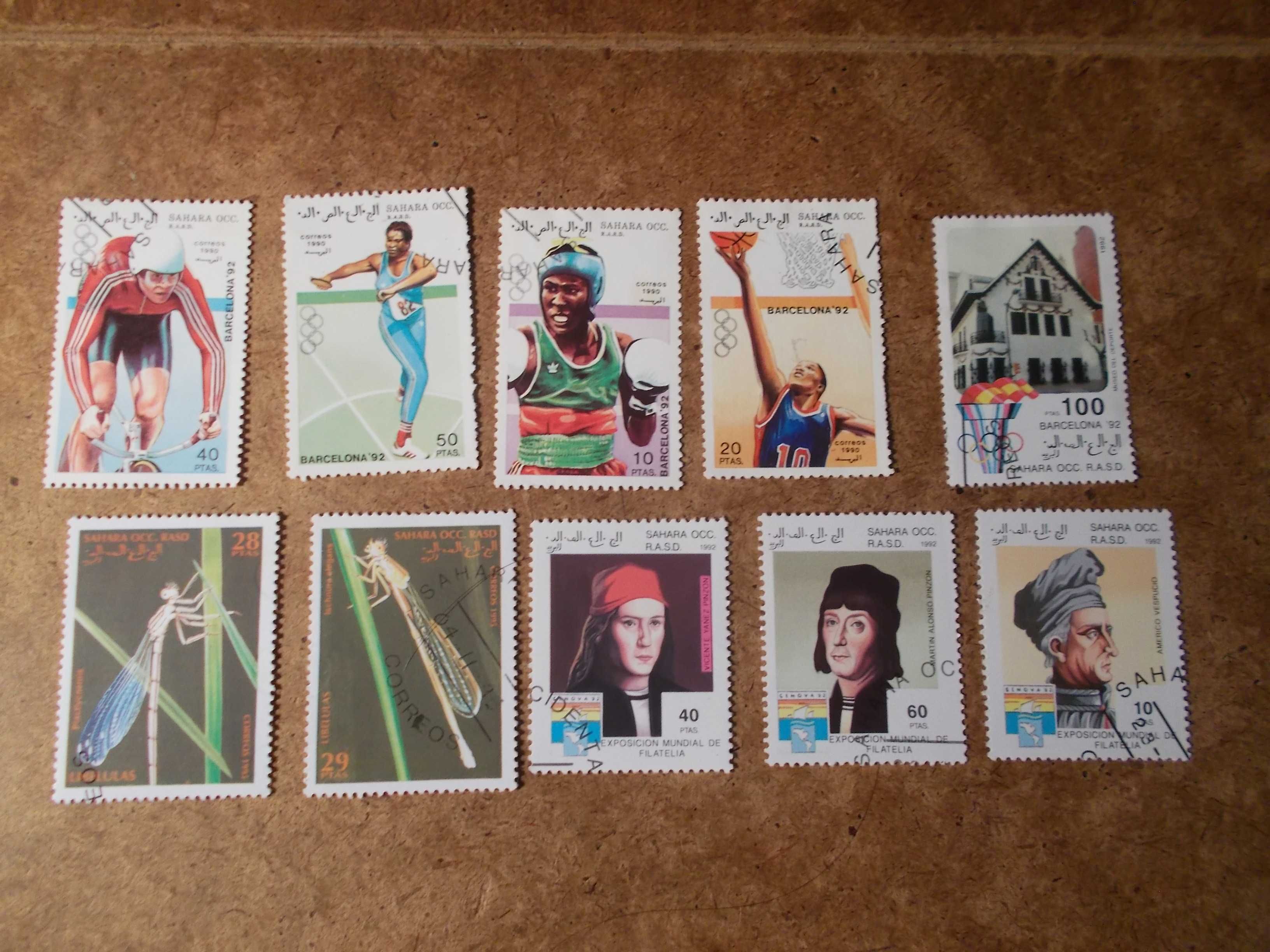 selos de são tomé e principe  e do Sahara