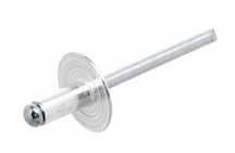 Nit zrywalny aluminium/stal 4,8x16mm z dużym kołnierzem K16  500 szt.