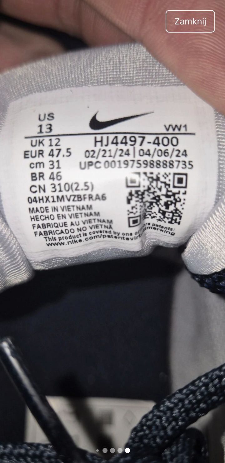 Nowe buty Nike V2K RUN