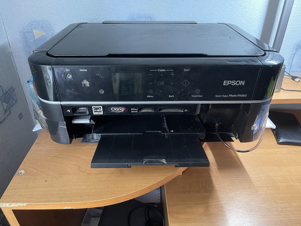 Epson styus photo px 660 струйный мфу цветной фотопринтер