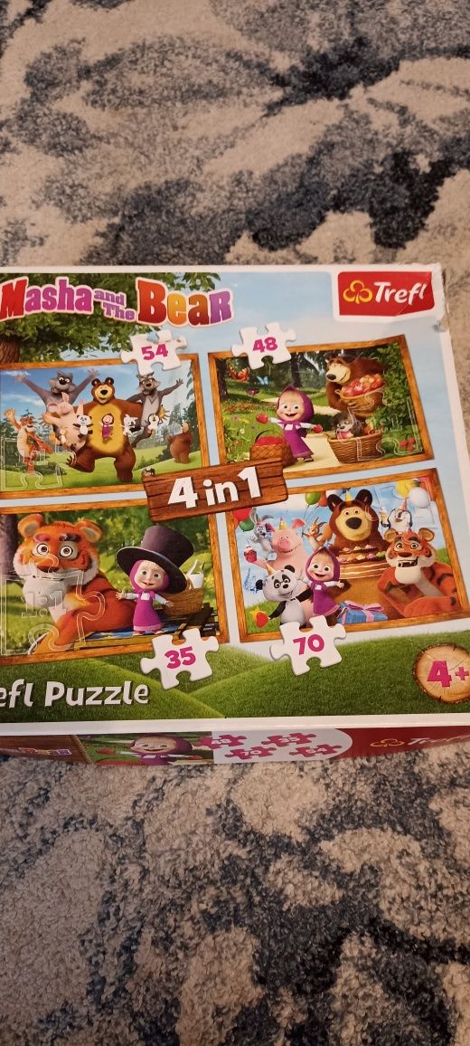 Puzzle Masza i Niedźwiedź