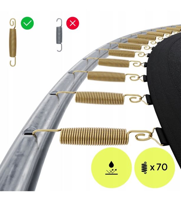 Садовий батут Zipro 312 см FT10 304-312 сітка внутрішня