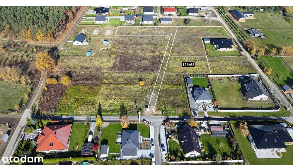 Działka budowlana koło lasu z MPZP / 1136m2 / Wioska