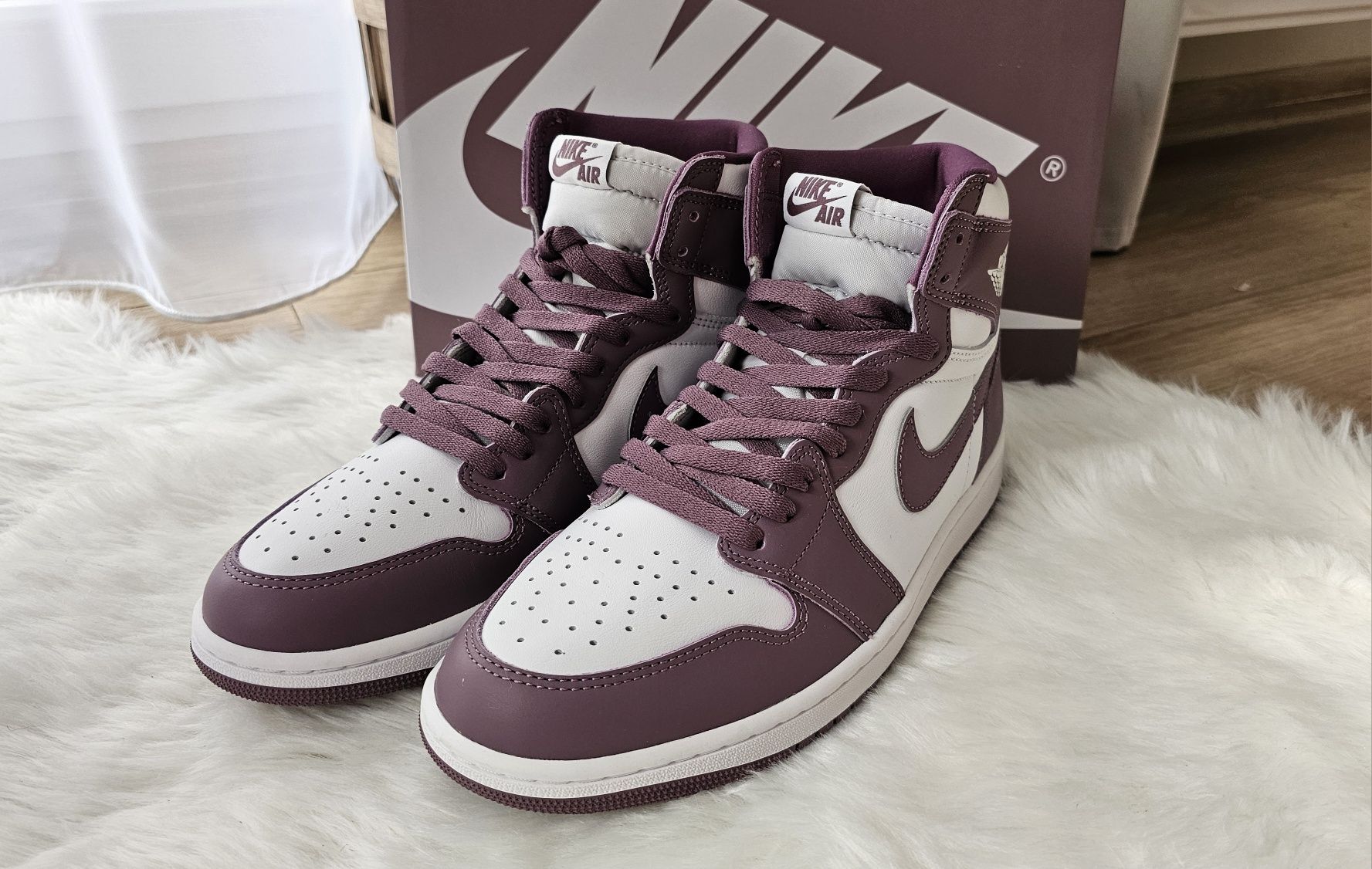 Buty Nike Air Jordan 1 Retro High OG “Mauve” Brązowe