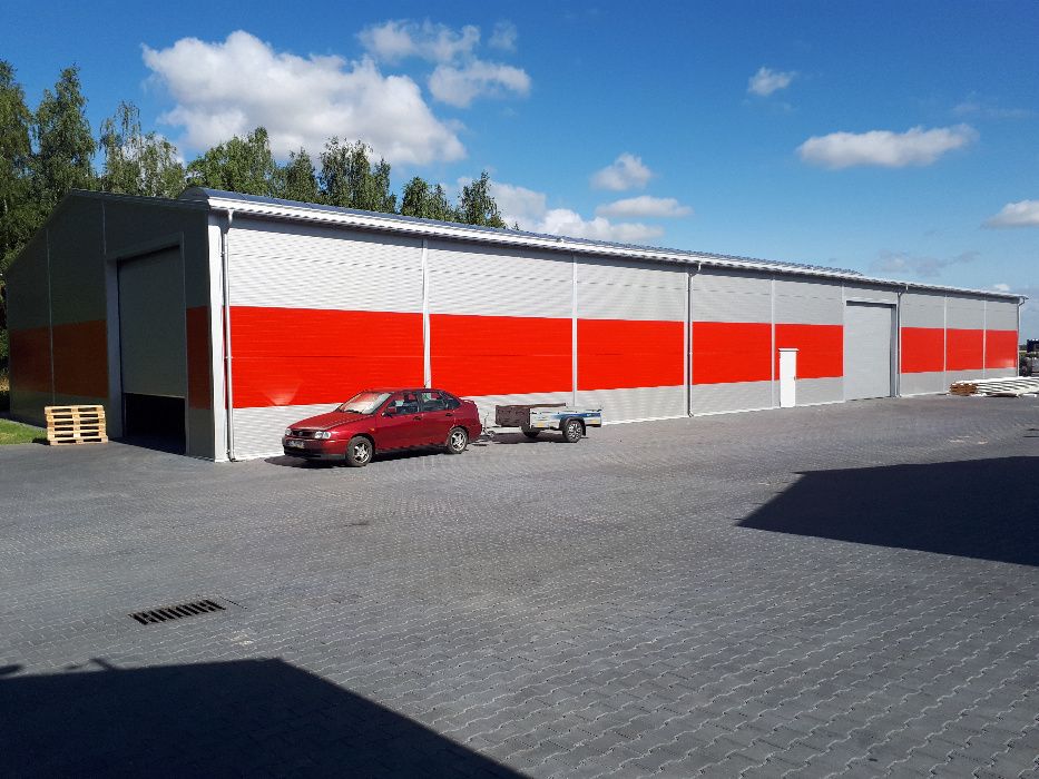 Hala stalowa ocieplana 800m2 GAJ-STAL