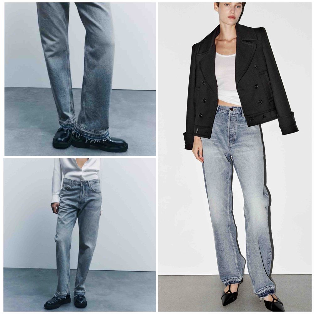 Джинсы 36 S Zara 40 M L джинси брюки штаны