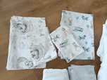 2 x komplet pościeli 60x120, prześcieradło, poduszka + kołdra