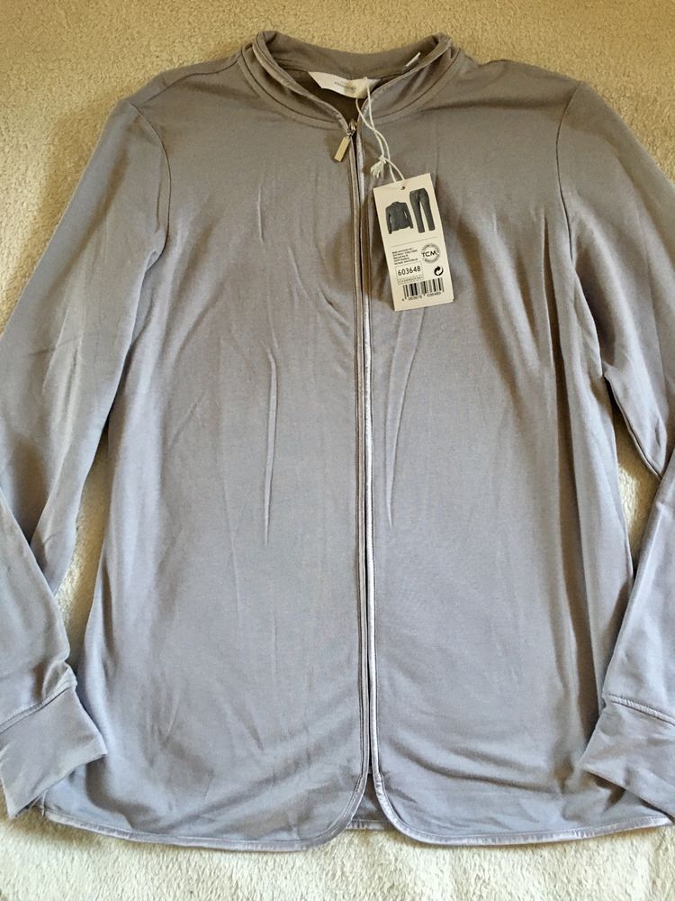 Bluza dresowa jasna wrzosowa liliowa Tchibo S/M nowa z modalu