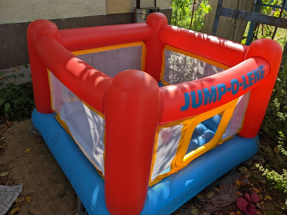 Дитячий надувний батут Intex 48260 "Jump-O-Lene", 174 х 174 х 112 см