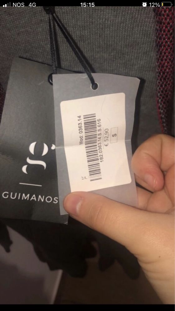 Camisola mulher com c/ etiqueta