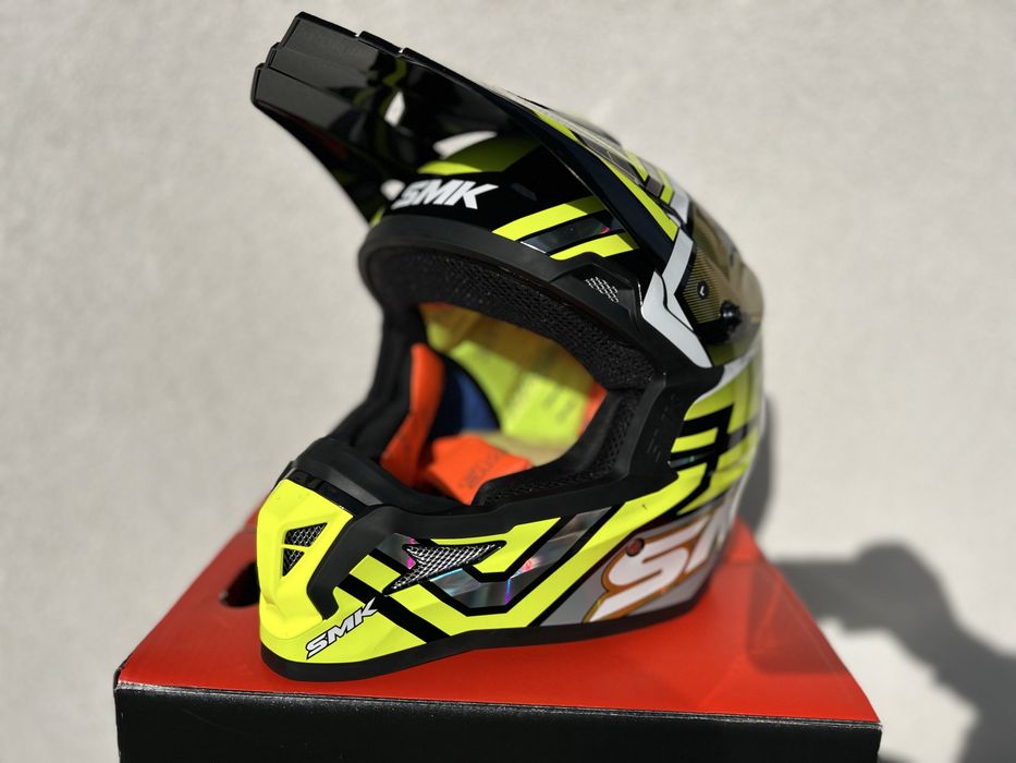 Kask motocyklowy cross HULAJNOGA quad SMK ALLTERRA rozmiar XL 61 cm