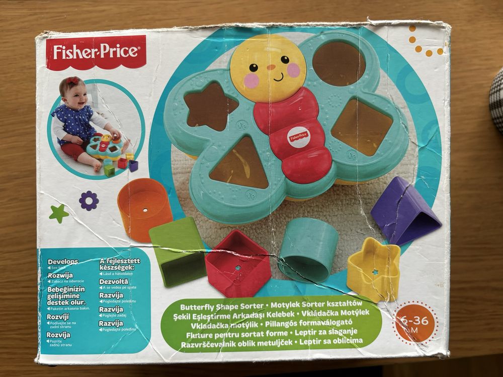 Fisher price motyl sorter ksztaltow