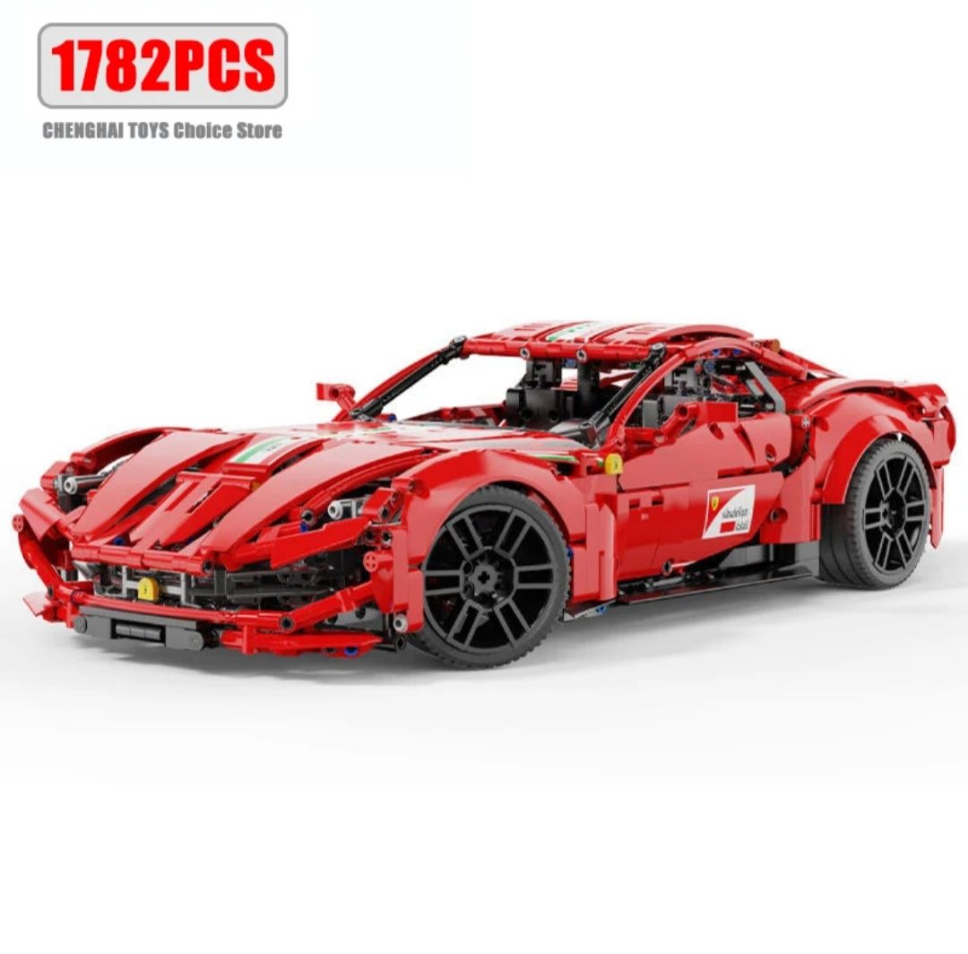 Ferrari F12 klocki typu Technic 1782 el. (nie Lego)