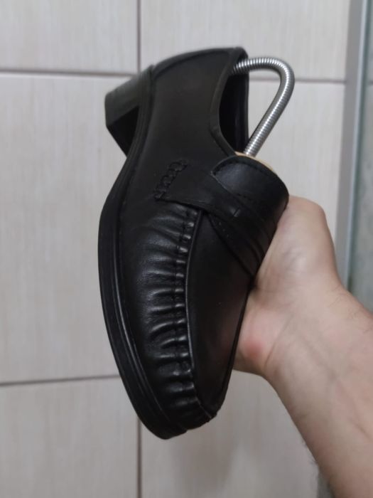 buty damskie 39 Ajas czółenka mokasyny obuwie czarne 39 But skórzane c