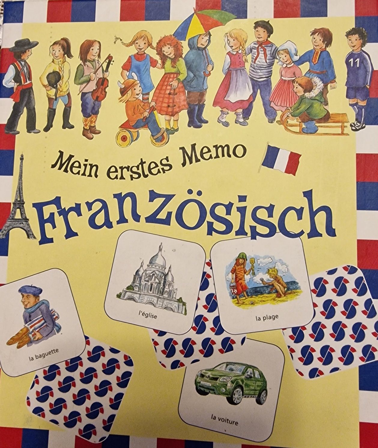 Gra memory jezyk francuski  nauka