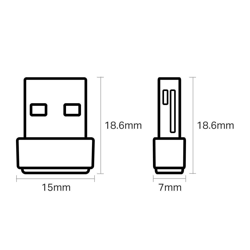 Новый 5 ГГц Wi Fi USB‑адаптер Тп линк Archer T2U Nano AC600