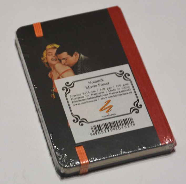 Narcissus Movie Poster Marilyn Monroe - Notatnik  9 x 14 cm