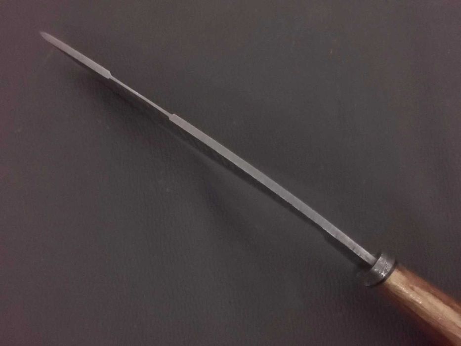 KUKRI DAMAST nóż myśliwski ze stali damasceńskiej 37cm kuty ręcznie