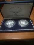 Estojo 2 Moedas 100/25 Escudos-A.R.Açores - Proof
