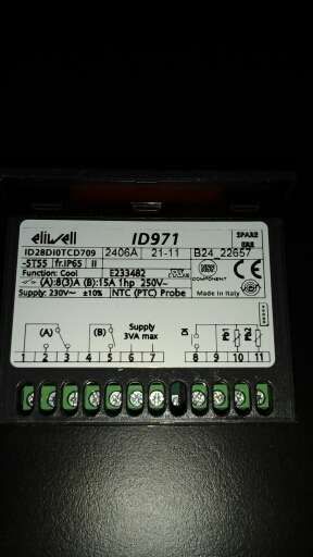 Controle Electrónico Eliwell ID971