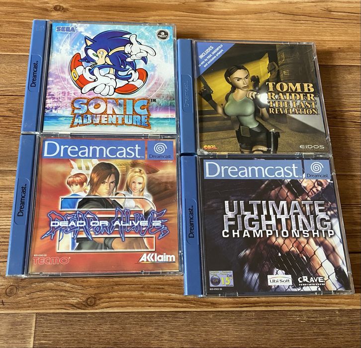 Sega Dreamcast: Resident Evil, Alone in the Dark, Sonic Adventure, UFC