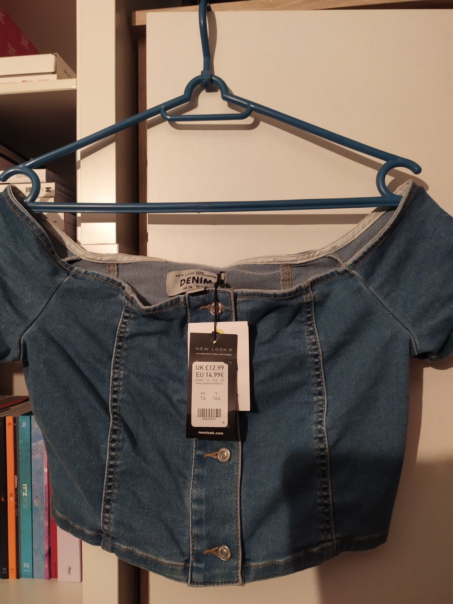 Bluzka dżinsowa jeans damska Denim New Look 164 14